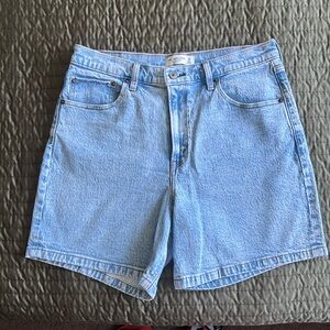 Abercrombie Dad Shorts High Rise Abercrombie & Fitch High Waist Jean Denim Short